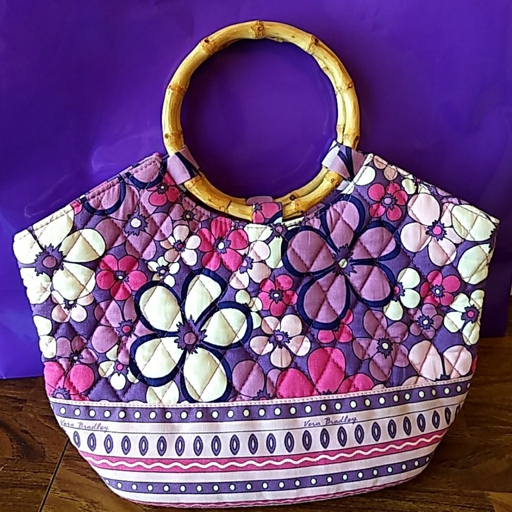 Vera Bradley Power Petal Purple Handbag